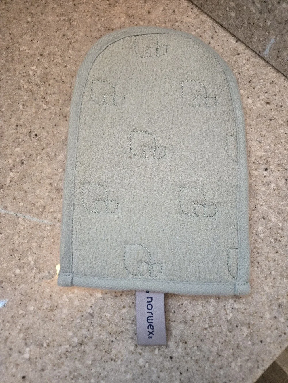Norwex Bath Wash Mitt - Mint Green
